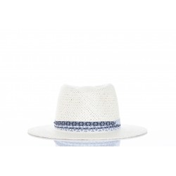 MAISON MICHEL ANDRE BONDAGE MONOGRAM ON STRAW