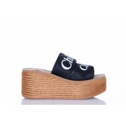 CHLOÉ WOODY WEDGE MULE