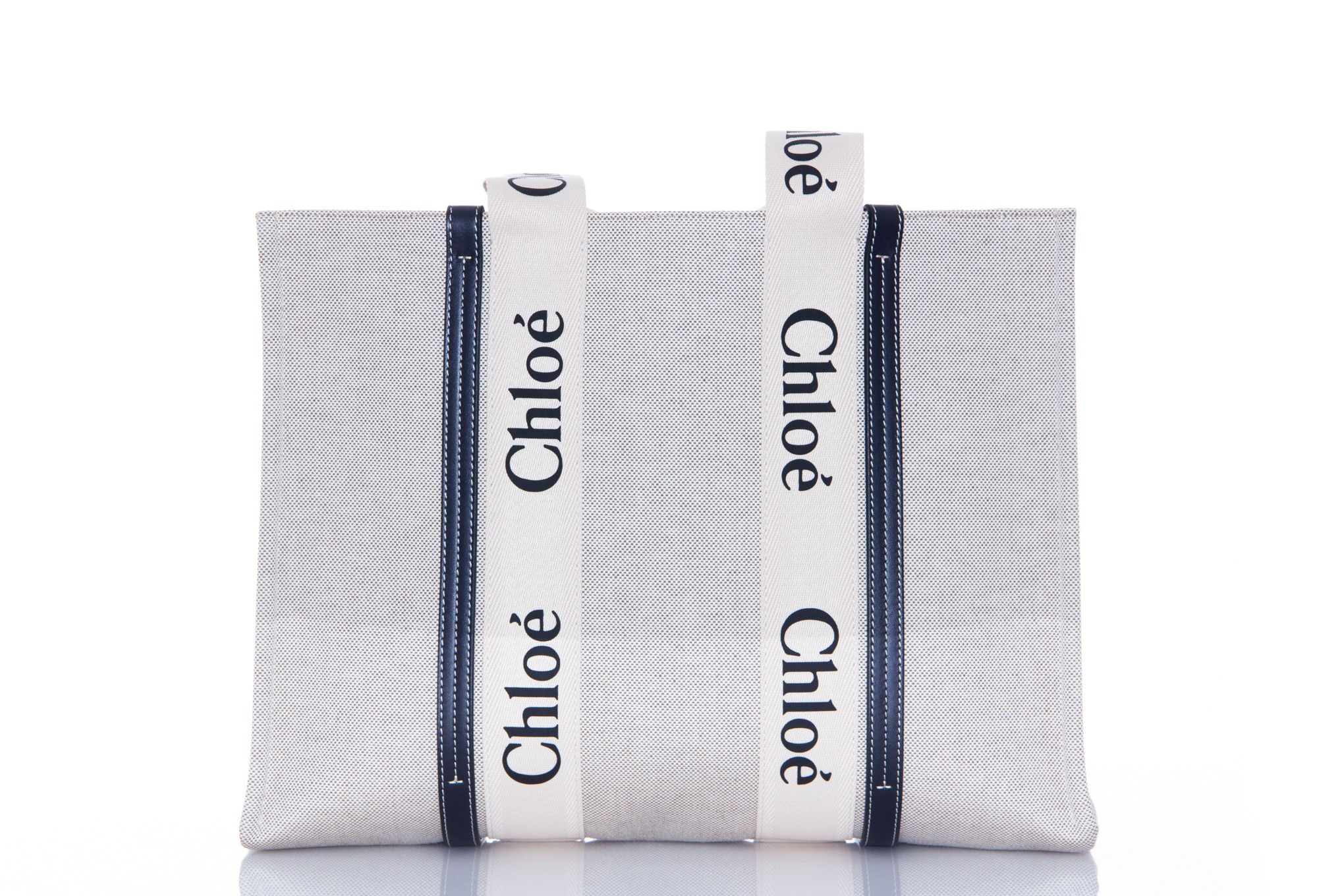 CHLOÉ LARGE WOODY TOTE BAG