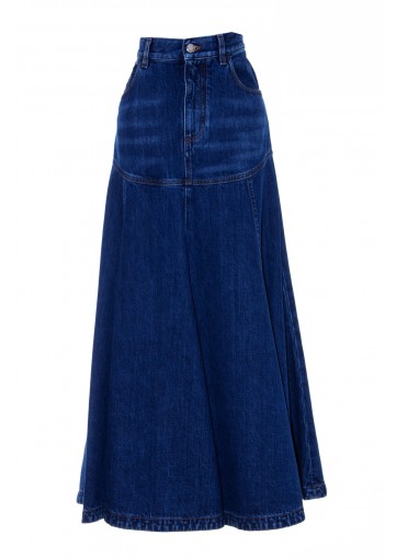 CHLOÉ JUPE ORGANIC COTTON DENIM