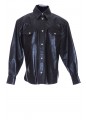 ALEXANDRE VAUTHIER LEATHER SHIRT