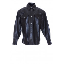 ALEXANDRE VAUTHIER LEATHER SHIRT