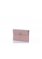 VALENTINO  VLOGO SIGNATURE GRAINY CALFSKIN CARDHOLDER WTH ZIPPER