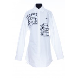 OFF WHITE PALACE EMBELLISHED OVER SHIRT