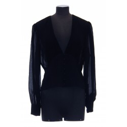 SAINT LAURENT TOP HAUT CREPE VISCOSE