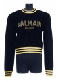 BALMAIN CROPPED BALMAIN PULLOVER