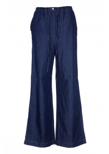 LOEWE ANAGRAM DRAWSTRING JEANS