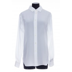 SAINT LAURENT CLASSIC SHIRT CO CREPE DE CHINE ITALIEN BIO