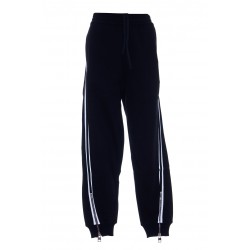 ALEXANDER MCQUEEN  WOMEN'S WOOL ZIP TROUSER IN BLACK 