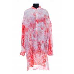 ALEXANDER MCQUEEN CORAL PRT TUNIC