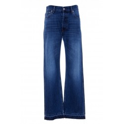 ALEXANDER MCQUEEN RAW CUT JEANS