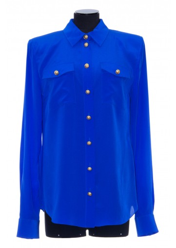 BALMAIN CREPE DE CHINE SHIRT