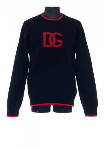 DOLCE & GABBANA PULL DG ROUGE