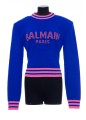 BALMAIN CROPPED BALMAIN PULLOVER