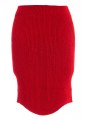 BALMAIN 6 BTN SHORT KNIT SKIRT