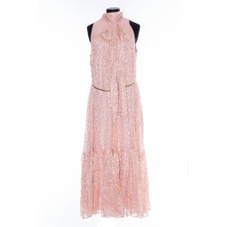 ZIMMERMANN SLEEVELESS TIE NECK DRESS