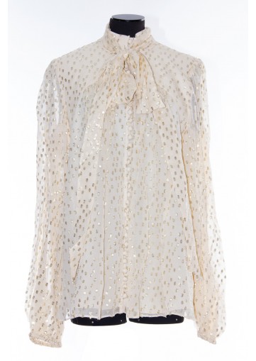 ZIMMERMANN TIE NECK BLOUSE