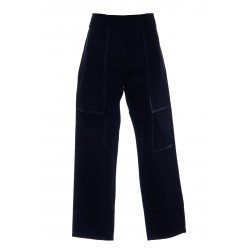 YVES SALOMON TROUSERS THICK COTTON