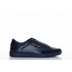 SAINT LAURENT SL/10 LOW  TOP SNEAKE GRE MICRO/MON PLU  LUX/NEFER V