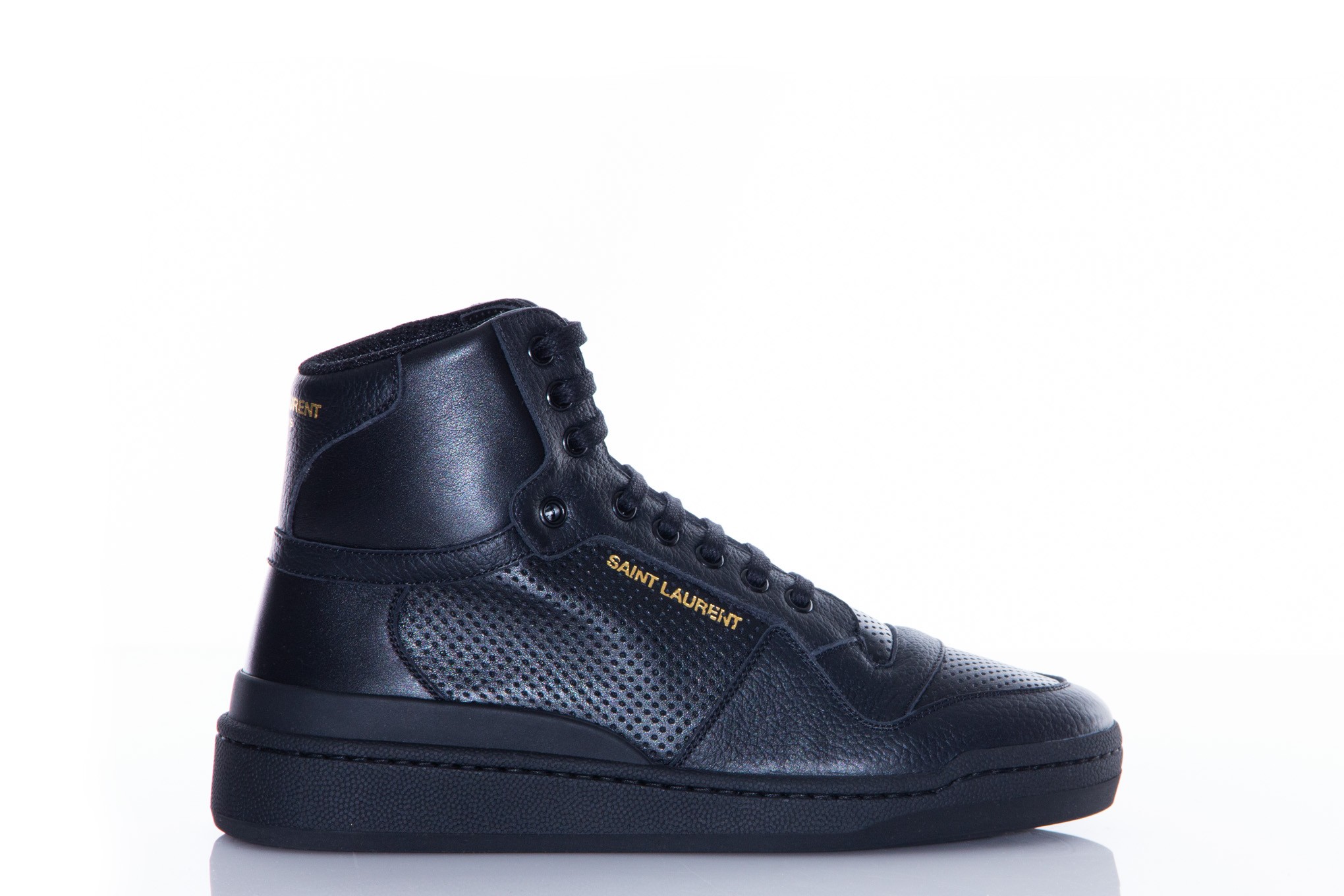 SAINT LAURENT SL24 HIGH TOP SNEAK GRE FOR GRE GRE GRA