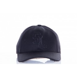 SAINT LAURENT CASQUETTE NOIR PATCH