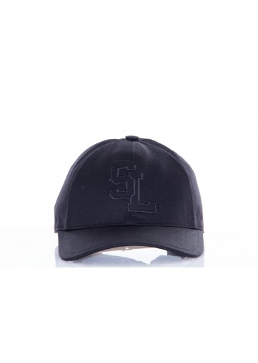 SAINT LAURENT CASQUETTE NOIR PATCH