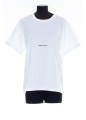 SAINT LAURENT CREW NECK T-SHIRT JERSEY IMPRIME SAINT LAURENT