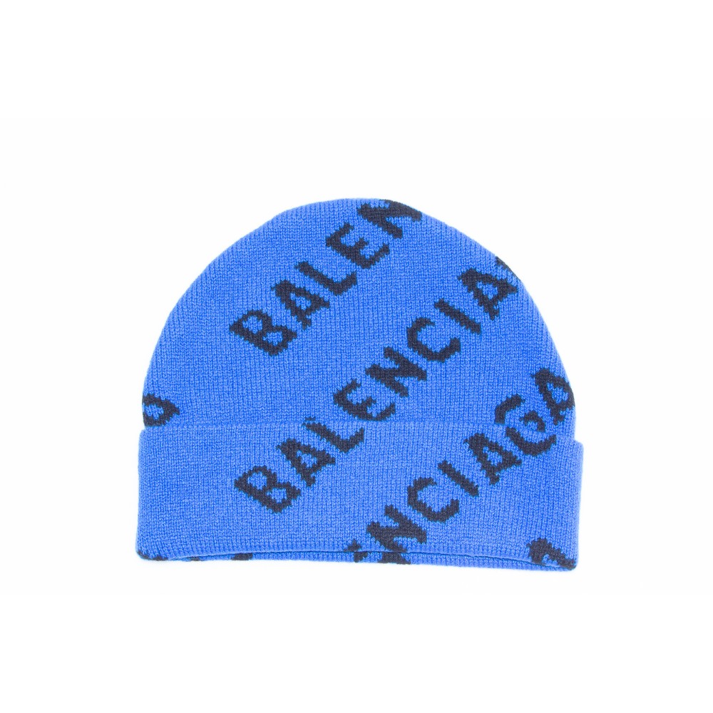 green balenciaga beanie