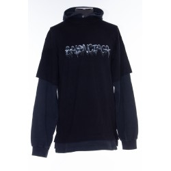BALENCIAGA SLIME DOUBLE LONG SLEEVE HOODED T-SHIRT