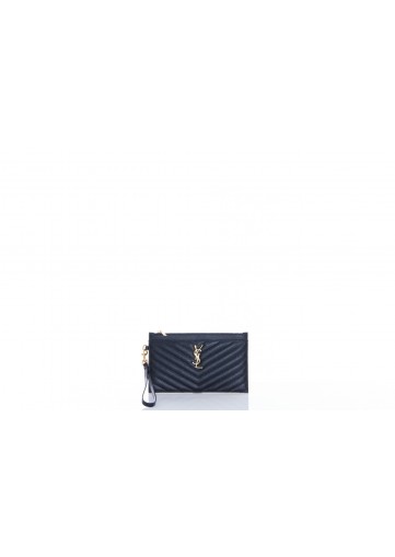 SAINT LAURENT MONOGRAMME YSL POUCH GRAIN DE POUDRE TECHNO SL