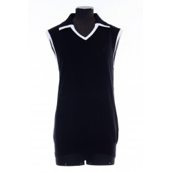 SAINT LAURENT POLO SPORT COL V MAILLE TENNIS