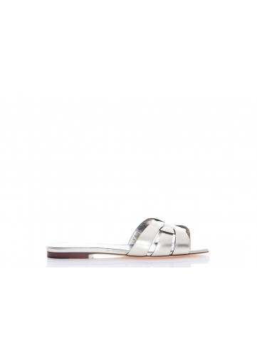 SAINT LAURENT NU PIED 05 SLIDE SAN VEAU LEM LAMINATO