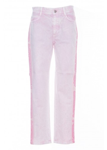 STELLA MCCARTNEY SKINNY BOYFRIEND PEACH LOGO