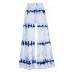 STELLA MCCARTNEY TIE DYE WIDE DENIM LEG