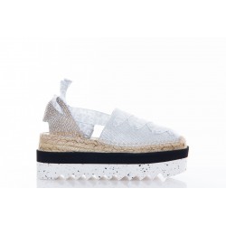 STELLA MCCARTNEY GAIA LAMINATED COTTON