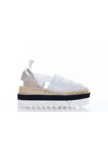 STELLA MCCARTNEY GAIA LAMINATED COTTON