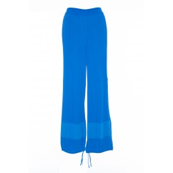 STELLA MCCARTNEY PLISSE FROTH KNIT  TROUSERS