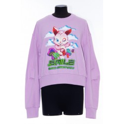 STELLA MCCARTNEY SMILE BUNNY PRINT  SWEATSHIRT