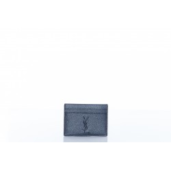 SAINT LAURENT YSL CREDIT CARD HOLD YSL PCC(172Y)MONO  GRAIN DE POU