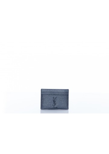 SAINT LAURENT YSL CREDIT CARD HOLD YSL PCC(172Y)MONO  GRAIN DE POU