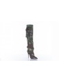 DOLCE & GABBANA BOTTES PATCHWORK MILITAIRE