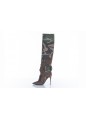 DOLCE & GABBANA BOTTES PATCHWORK MILITAIRE