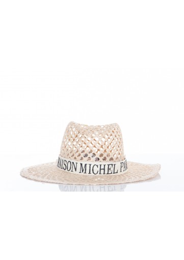 MAISON MICHEL CHARLES EMBROIDERED BRISA ON CANNAGE