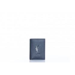 SAINT LAURENT YSL MEN WALLET YSL PFU(244YM)  MONO GRAIN DE P