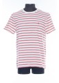 SAINT LAURENT T-SHIRT COL ROND (VO  JERSEY RAYURE GUMP