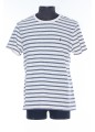 SAINT LAURENT T-SHIRT COL ROND (VO  JERSEY RAYURE GUMP