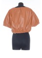 YVES SALOMON TOP THIN LAMB LEATHER