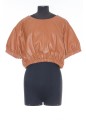 YVES SALOMON TOP THIN LAMB LEATHER