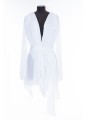 ALEXANDRE VAUTHIER MINI PLEATED DRESS