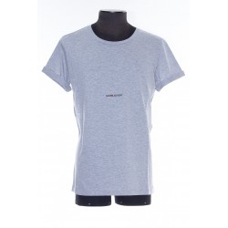 SAINT LAURENT T-SHIRT COL ROND  JERSEY IMPRIM